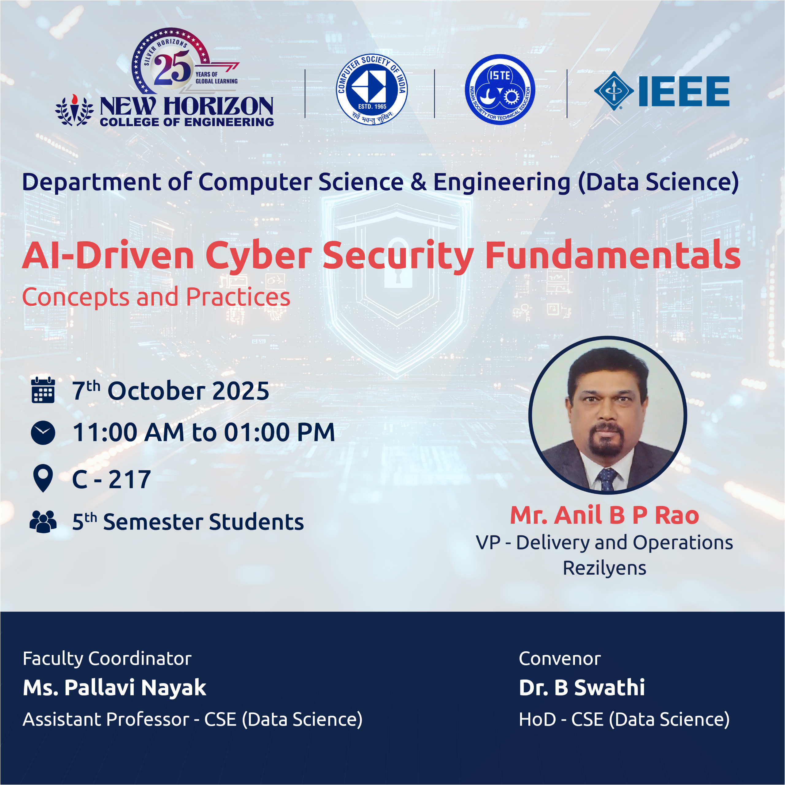 Guest lecture on AI-Driven Cyber Security: